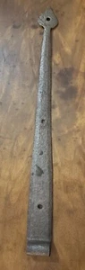 Antique Hand Forged 22” Wrought Iron Hinge - Picture 1 of 9