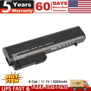 6 Cells Battery for HP EliteBook 2530p 2540p NC2400 2533t HSTNN-FB22 EH767AA PC - Picture 1 of 17