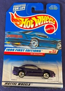 Mustang 2/26 púrpura LB074 Hot Wheels 1999 primeras ediciones serie 99 - Imagen 1 de 1