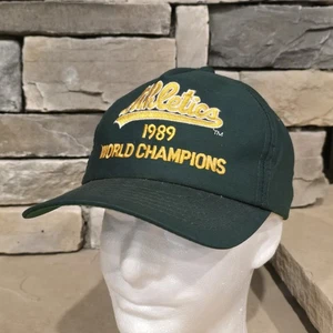 Vintage 1989 Oakland Athletics Official World Series Champions Snapback Cap Hat - Picture 1 of 8
