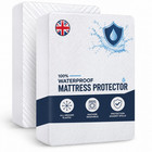 Waterproof Terry Mattress Protector Fitted Sheet Bed Cover 30cm Single Double