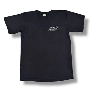 Masters Golf Champions Tee 2010 Augusta National schwarz T-Shirt Herren Gr. M LESEN - Bild 1 von 7