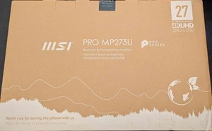 MSI PRO 4K UHD Monitor MP273U - Bild 1 von 5