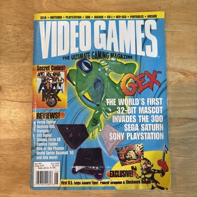 Video Games The Ultimate Gaming Magazine June 1995 Gex Cover - Image 1 of 4