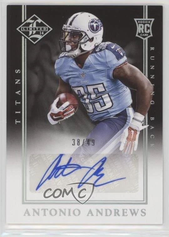 2014 Limited Signatures Silver Spotlight /49 Antonio Andrews #162 Rookie Auto RC - Image 1 of 2