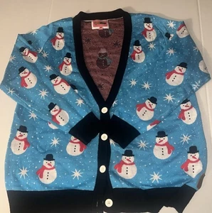 Tipsy Elves Damen 3XL Strickjacke mit Knopfleiste Ugly Christmas Sweater - Bild 1 von 5