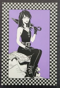 Postal promocional de la muerte 1996 #1 Vertigo DC Sandman Chris Bachalo Neil Gaiman - Imagen 1 de 2