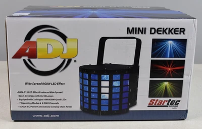 American DJ ADJ Mini Dekker Startec 2 X 10W Wide Spread RGBW LED Effect - Image 1 of 4