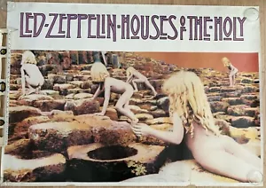 LED ZEPPELIN Houses of the Holy 1973 Original Poster HUGE 38x54 Inch - Picture 1 of 14