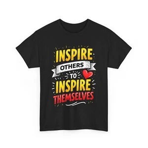 Inspire T-Shirt, Motivational Tee, Uplifting Apparel, Positive Quote Shirt - Bild 1 von 29