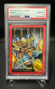 1993 Skybox X-Men Series 2 - Cable - PSA 10 - Card #5 - Population 4 - Picture 1 of 4