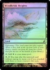Lorwyn  MTG  Foil  Windbrisk Heights   Magic