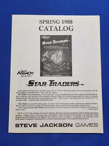Spring 1988 Catalog - Steve Jackson Games - Picture 1 of 2