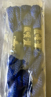 DMC Perle Cotton Lot 3 Skeins Thread Size 3 Blue 796 Needlepoint Crewel Stitch - Image 1 of 3