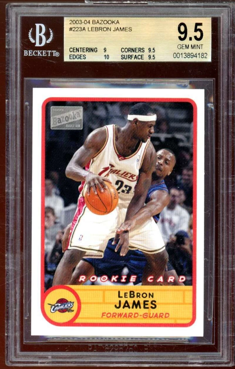 Bazooka LeBron James Basketball Sports Trading Card Singles for