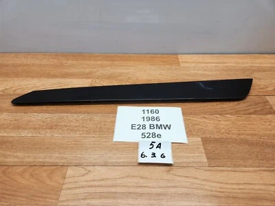 ✅ 82-88 OEM BMW E28 528e 535 Rear Left Driver Side Air Outlet Trim Molding Black - Image 1 of 4