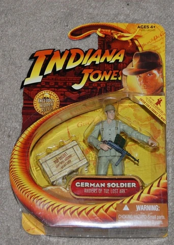 2008 Hasbro Indiana Jones German Solider ROTLA Carded Figure Sealed 1:18 Cover