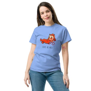 Cute Vintage Retro Kewpie Quote T-Shirt, Homebody, Gift, Unisex classic tee - Picture 1 of 13