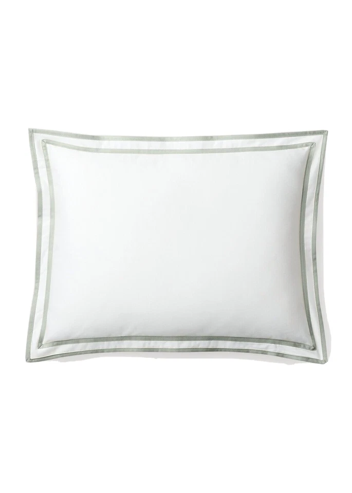 Travesseiro decorativo Lauren Ralph Lauren Spencer borda cinza - Imagem 1 de 1