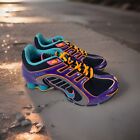 Nike Shox Navina Women’s Road Running Workout Black Purple Orange Shoes Size 7.5