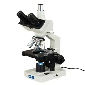 OMAX M83E Series 40X-2000X Lab Trinocular Compound LED Microscope + Mech. Stage - Picture 1 of 10