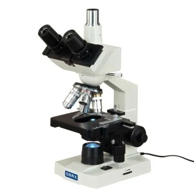 OMAX M83E Series 40X-2000X Lab Trinocular Compound LED Microscope + Mech. Stage - Image 1 of 4