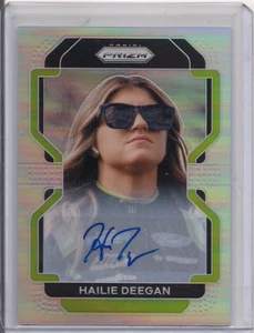 2022 Prizm #71 Hailie Deegan Profiles Silver Auto - Picture 1 of 1