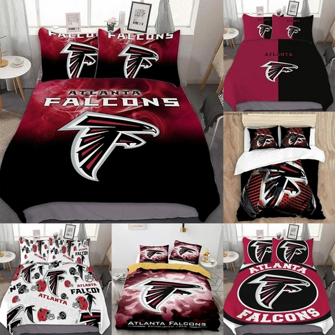 Atlanta Falcons 3 Pieces Bedding Set Pillowcases Quilt/Duvet/Comforter Cover New Cover