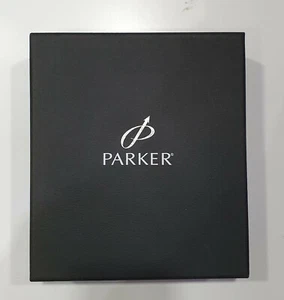 Vintage PARKER Gift Box Stainless Steel  Pen,Mechanical Pencil & Key Holder NEW - Picture 1 of 2