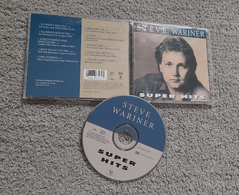 STEVE WARINER: Super Hits - Best Of-CD 1998 USA. RCA #07863 - Bild 1 von 1
