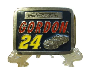 Nascar #24 Jeff Gordon Winston Cup Series No 033419 VTG 1998 Belt Buckle w/Box - Picture 1 of 9