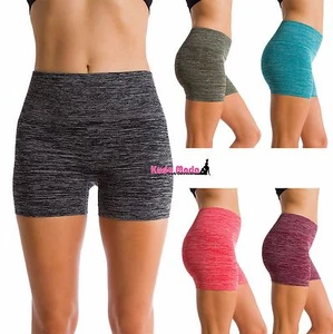 Para mujer Ciclismo Bicicleta Mini Bicicleta Pantalones Cortos Cintura Ancha Yoga Pantalones Deportivos - Imagen 1 de 23