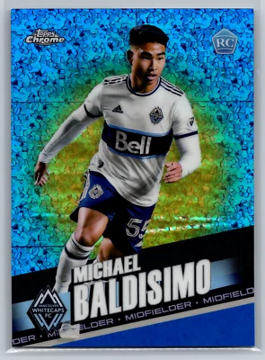 Michael Baldisimo 2022 Topps Chrome MLS Blue Mini-Diamonds Rookie /199 #196 - Image 1 of 2