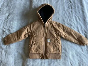 Carhartt BOYS' FLANNEL QUILT LINED ACTIVE JACKET, XXS(4-5Y) - Picture 1 of 5