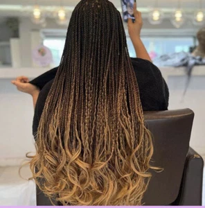24" French Curly/Deep Wave Braiding Hair Curls Silky Synthetic Extension - Picture 1 of 11