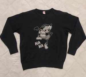 Uniqlo Disney Mickey Mouse Gallopin Gaucho Sweatshirt Womens Large Black Graphic - Picture 1 of 14