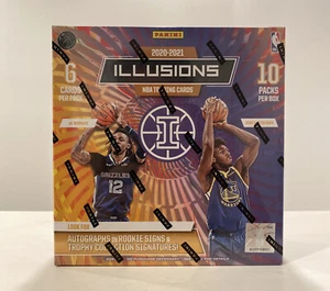 Mega caja de baloncesto Panini Illusions 2020-21 totalmente nueva sellada de fábrica Lamelo - Imagen 1 de 5