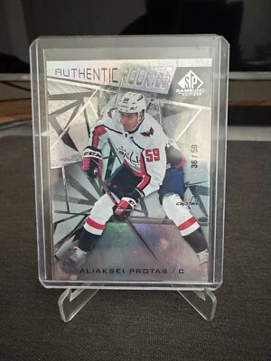 2021-22 SP Game Used Authentic True Rookies RC #128 Aliaksei Protas #36/59 - Image 1 of 3