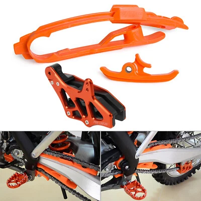 Swingarm Pad Chain Guide Slider Set Kit for KTM SX-F XC-F SX SMR XC  250 350 450 - Image 1 of 4
