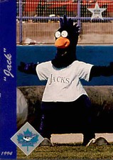 1994 Thunder Bay Whiskey Jacks Team Issue #24 Mascot Jack - NM Baseball Card