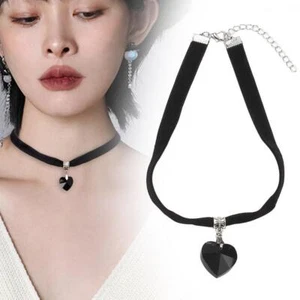 Black Heart Necklace HOT 2025 A0D3 - Picture 1 of 14