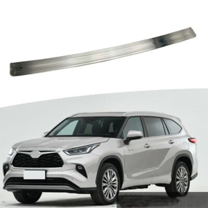 For Toyota Kluger 2020-2024 2025 S. Steel Silver Outer Rear Bumper Guard Plate - Picture 1 of 7