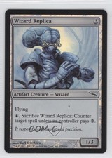 2003 Magic: The Gathering - Mirrodin Foil Wizard Replica #275 1i3