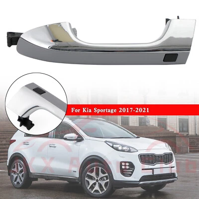 Front Right Passengers Chrome Door Handle For 2017-2021 Kia Sportage 82661D9710 - Image 1 of 4