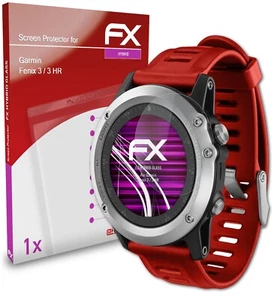 atFoliX Glass Protector voor Garmin Fenix 3 / 3 HR 9H Beschermend pantser - Zdjęcie 1 z 5