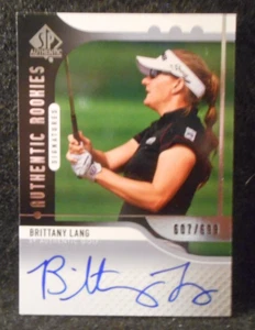 2012 Bretagne Lang SP authentische Rookie-Karte #101 AUTOGRAMM...../699 - Bild 1 von 1
