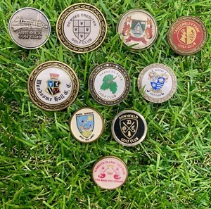 Lote de trabajo de marcador de pelotas de golf vintage X10 - varios palos - mezclado 4 - Imagen 1 de 4
