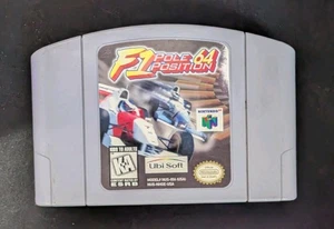 F1 Pole Position 64 (Nintendo 64, 1997) Tested / Authentic / Cart Only (a) - Picture 1 of 3