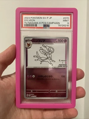 PSA 9 Nagaba Sylveon 070/SV-P Promo Tarjeta Pokémon Japonesa 2023 Yu Campaña PCG Foto 1 de 2