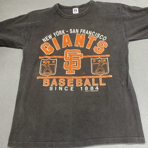 VTG San Francisco Giants T Shirt Logo 7 1988 Single Stitch Baseball MLB Men's L - Picture 1 of 17